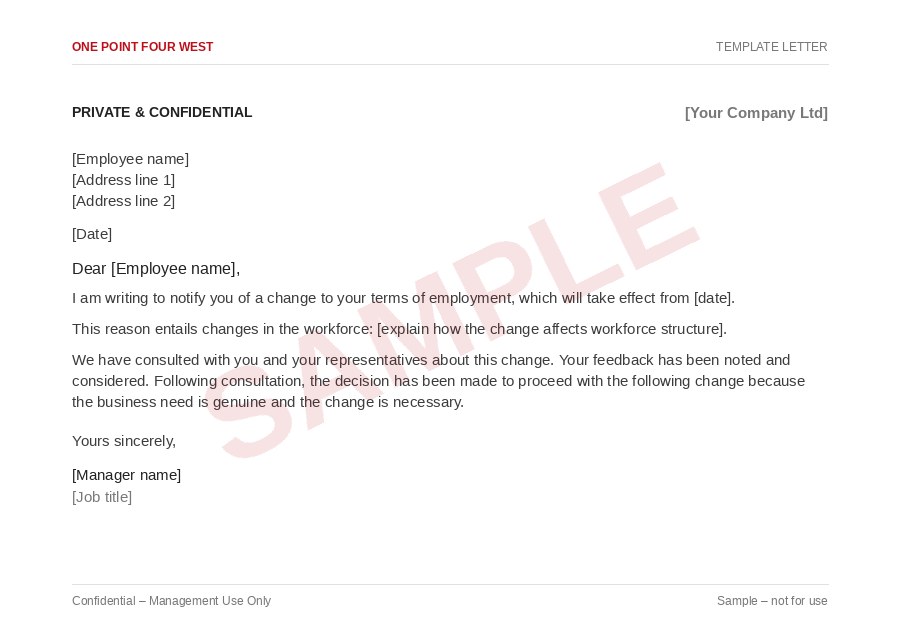 Sample page from the TUPE Transfer Pack (Incoming Employer): template letter excerpt